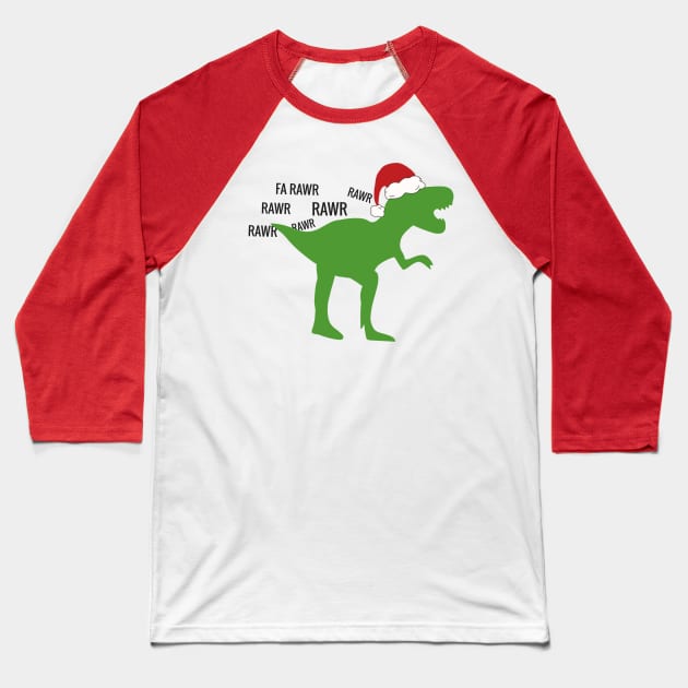 Fa Rawr Rawr Baseball T-Shirt by Nataliatcha23